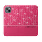 Personalized Pink Bow Coquette Flip iPhone and Samsumg Case — Custom Name or Affirmation Wallet Cover
