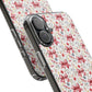 Personalized Rosette Coquette Floral Bow Clear iPhone, Samsung Cases — Custom Name Phone Cover