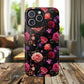 Starry Rose Garden Tough Magnetic Phone Case, Stylish Phone Cover, Gift for Her, Elegant Floral Design, Durable Phone Accessories