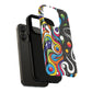 Vibrant Yin Yang Pop Splash Tough Magnetic iPhone Cases, Bold Artwork, Customizable Protection, Gift for Tech Lovers, Colorful iPhone Accessories