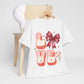 LOVE Charm Coquette Unisex Heavy Gildan Cotton Tee.