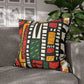 Tribal Harmony Square Poly Canvas Pillowcase