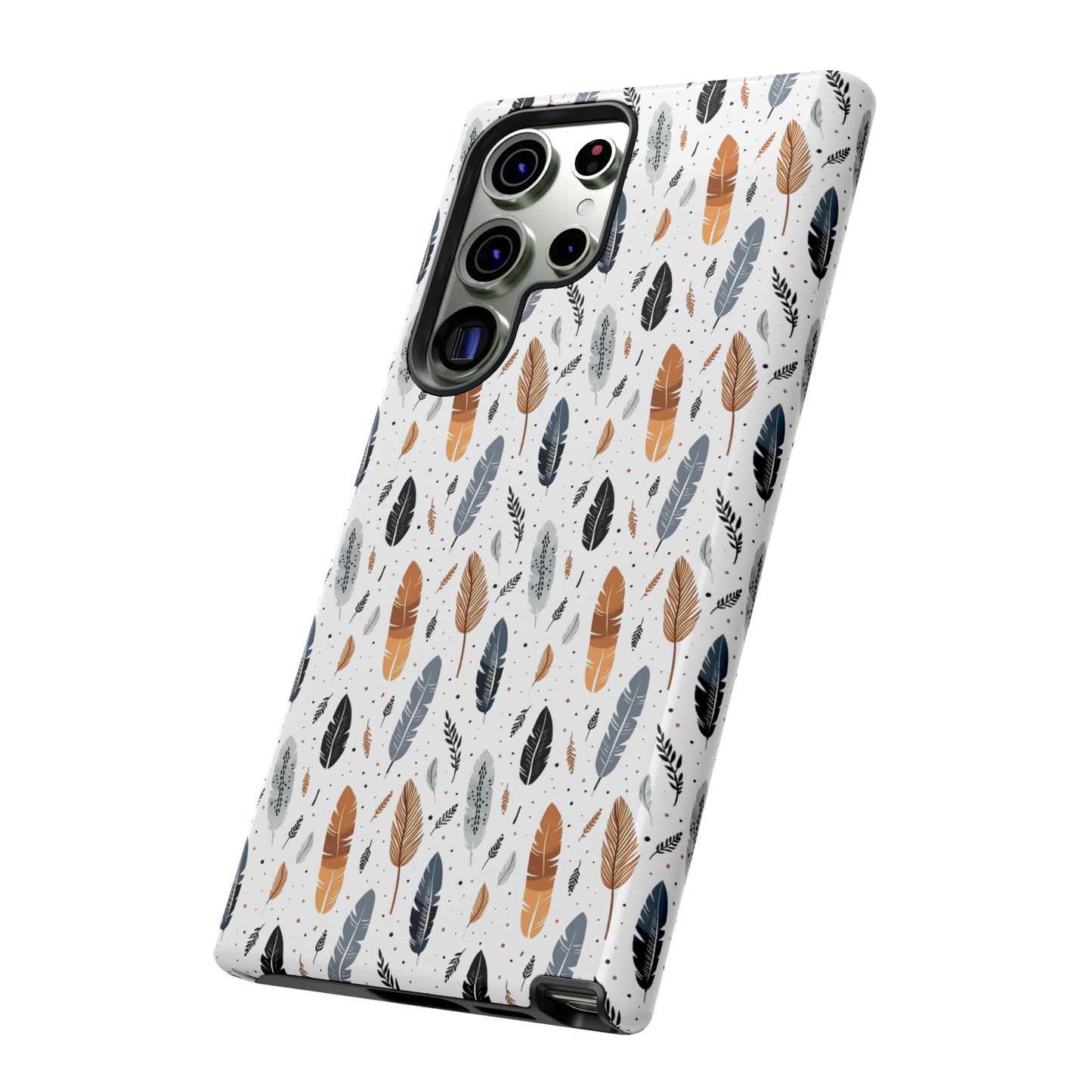 Whispering Feathers iPhone, Samsung and Google Tough Cases
