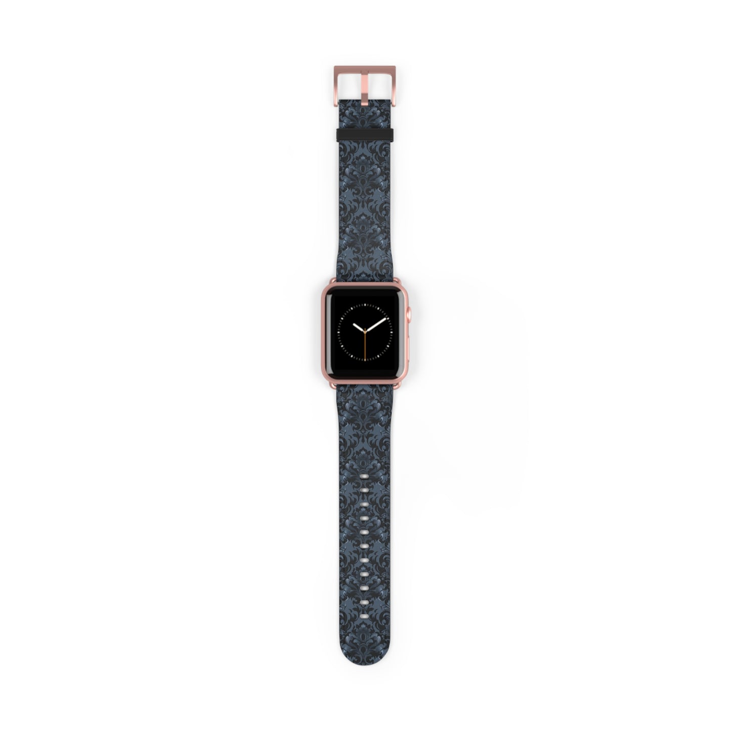 Opulent Dusk Elegant Floral Watch Band - Stylish Accessory for Daily Wear.