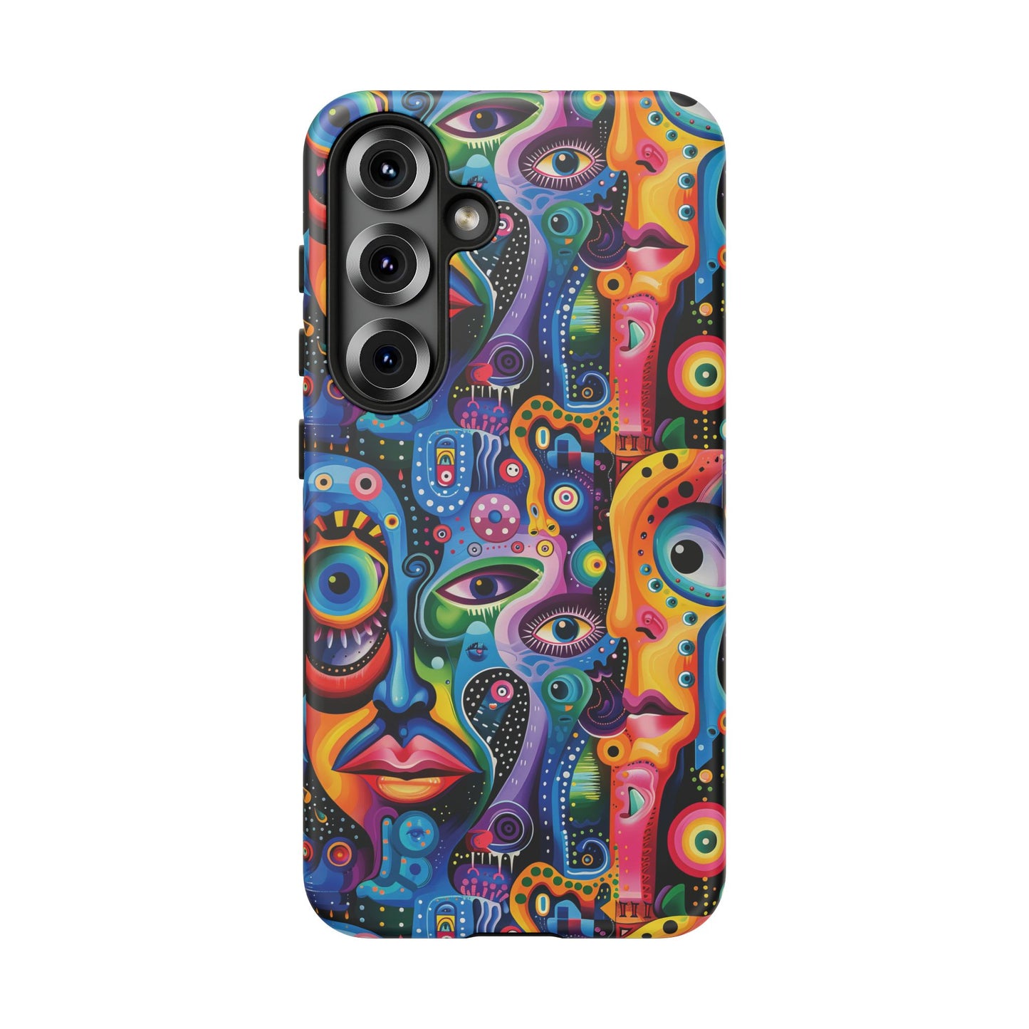 Psychedelic Visions Vibrant Art Google Pixel, iPhone and Samsung Phone Case - Tough Cases for Creative Souls