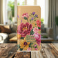 Floral Scripture Flip Case — "Let Your Light Shine" Wallet Phone Cover (Matthew 5:16)