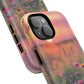 Floral Sunset Phone Case, Tough Magnetic Cases for iPhone, Nature Lover Gift, Durable Protection, Eco-Friendly Phone Accessory