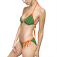 Green Tropical Bliss Women's Bikini Swimsuit (AOP)