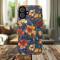Cathedral Petals Tough Magnetic iPhone Case, Durable, Stylish, Unique Floral Design, Gifts for Her, Birthday, Everyday Use, Stained Glass iPhone Case.