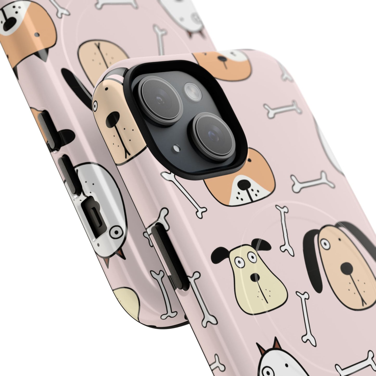 Cute Dog iPhone Case, Tough Magnetic Cases for Pet Lovers, Dog-Themed Accessories, Gift for Dog Owners, Unique iPhone Cover