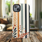 Terracotta Trails Tough Magnetic iPhone Cases for Everyday Use, Floral Patterned Stability Case, Gift for Her, Durable iPhone Accessory.