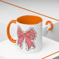Affirmation Bow Accent Coffee Mug (11oz).