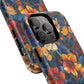 Cathedral Petals Tough Magnetic iPhone Case, Durable, Stylish, Unique Floral Design, Gifts for Her, Birthday, Everyday Use, Stained Glass iPhone Case.