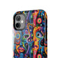Psychedelic Visions Vibrant Art iPhone and Samsung Phone Case - Stylish Tough Case for Artists & Creatives.
