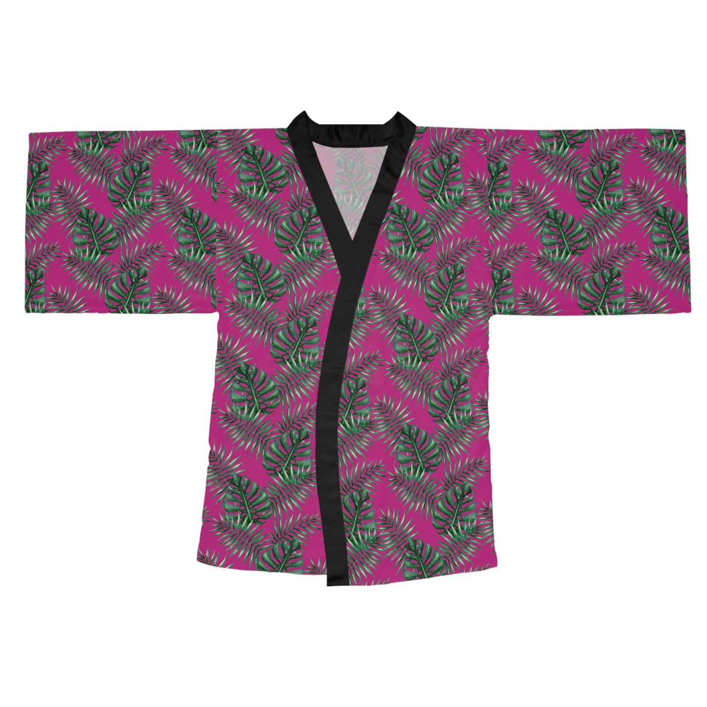 Pink Tropical Bliss Serenity Kimono Robe (AOP)