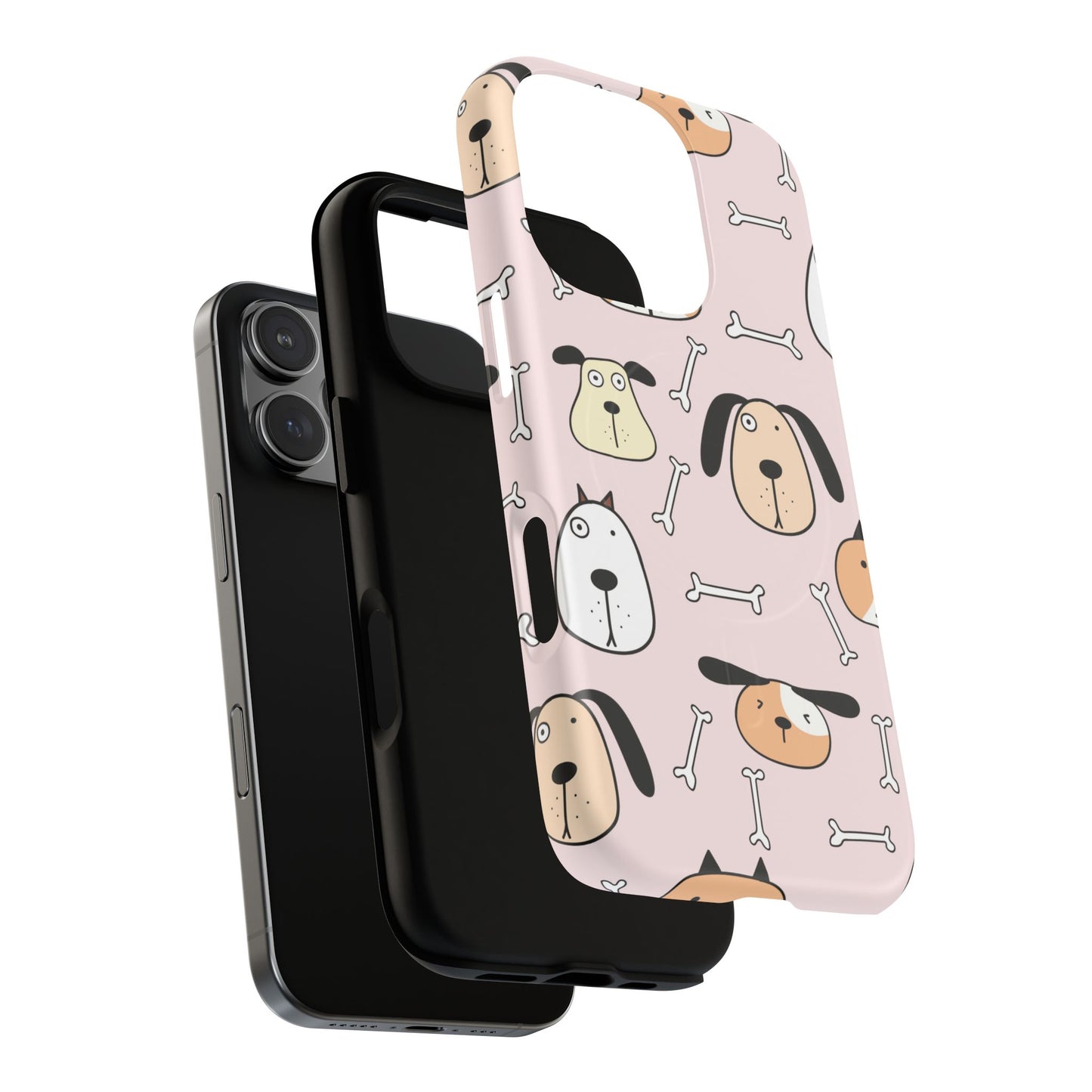 Cute Dog iPhone Case, Tough Magnetic Cases for Pet Lovers, Dog-Themed Accessories, Gift for Dog Owners, Unique iPhone Cover
