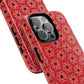 Stylish Geometric Magnetic iPhone Cases, Floral iPhone Cover, Durable Smartphone Cases, Trendy Accessories, Gift for Her