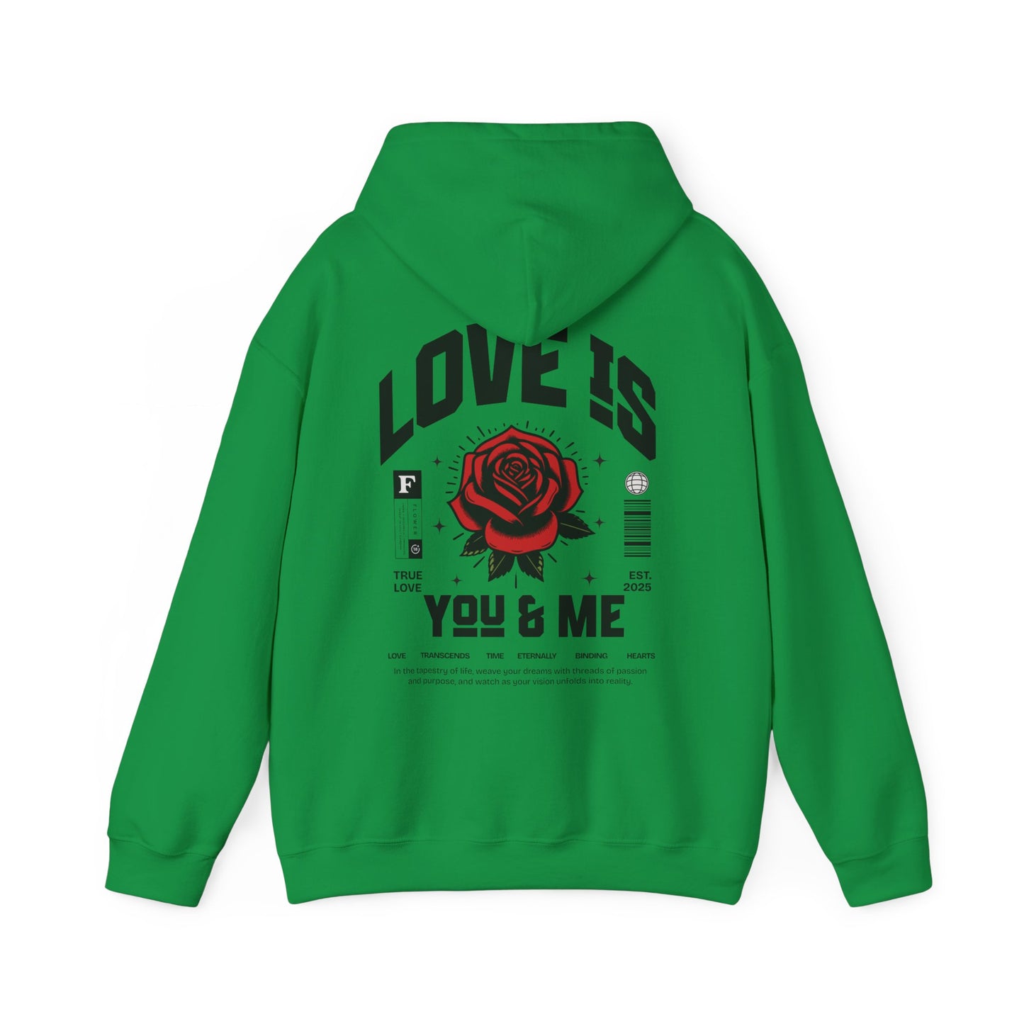 You and Me Unisex Gildan Hoodie Sweatshirt