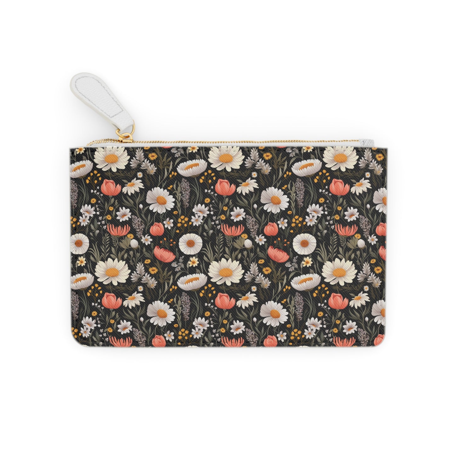 Blossom Elegance: Noir Garden Floral Pattern Mini Clutch Bag - Perfect for Gifts, Parties & Everyday Use