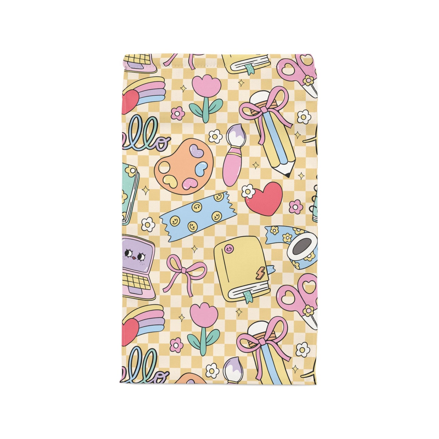 Custom Doodle Daydream Composition Book Inspired Stylish Polyester Lunch Box for Kids - Perfect for School, Picnics, or Snacks | Personalized ABC Design, Back to School, Family [...]