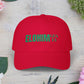 Classic Embroidery Dad Cap with 'ELOHIM, GENESIS 1:1' - Faith-Based Hat, Casual Wear, Gift for Dad, Christian Accessory, Summer Fashion