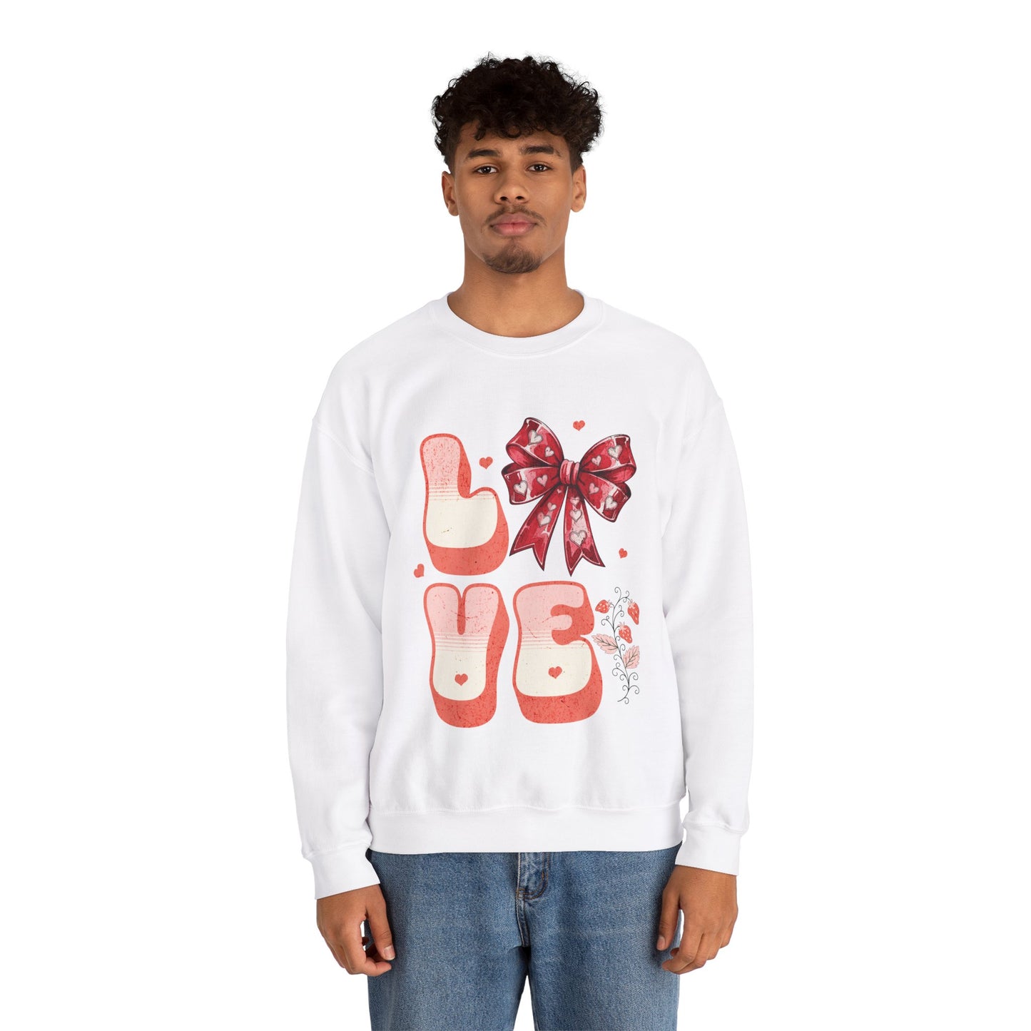 LOVE Coquette Unisex Heavy Gildan Blend™ Crewneck Sweatshirt.