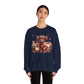 Autumn Highland Cow Charm Unisex Heavy Blend™ Crewneck Sweatshirt