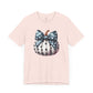 Polka Dot Pumpkin Charm Unisex Jersey Short Sleeve Tee