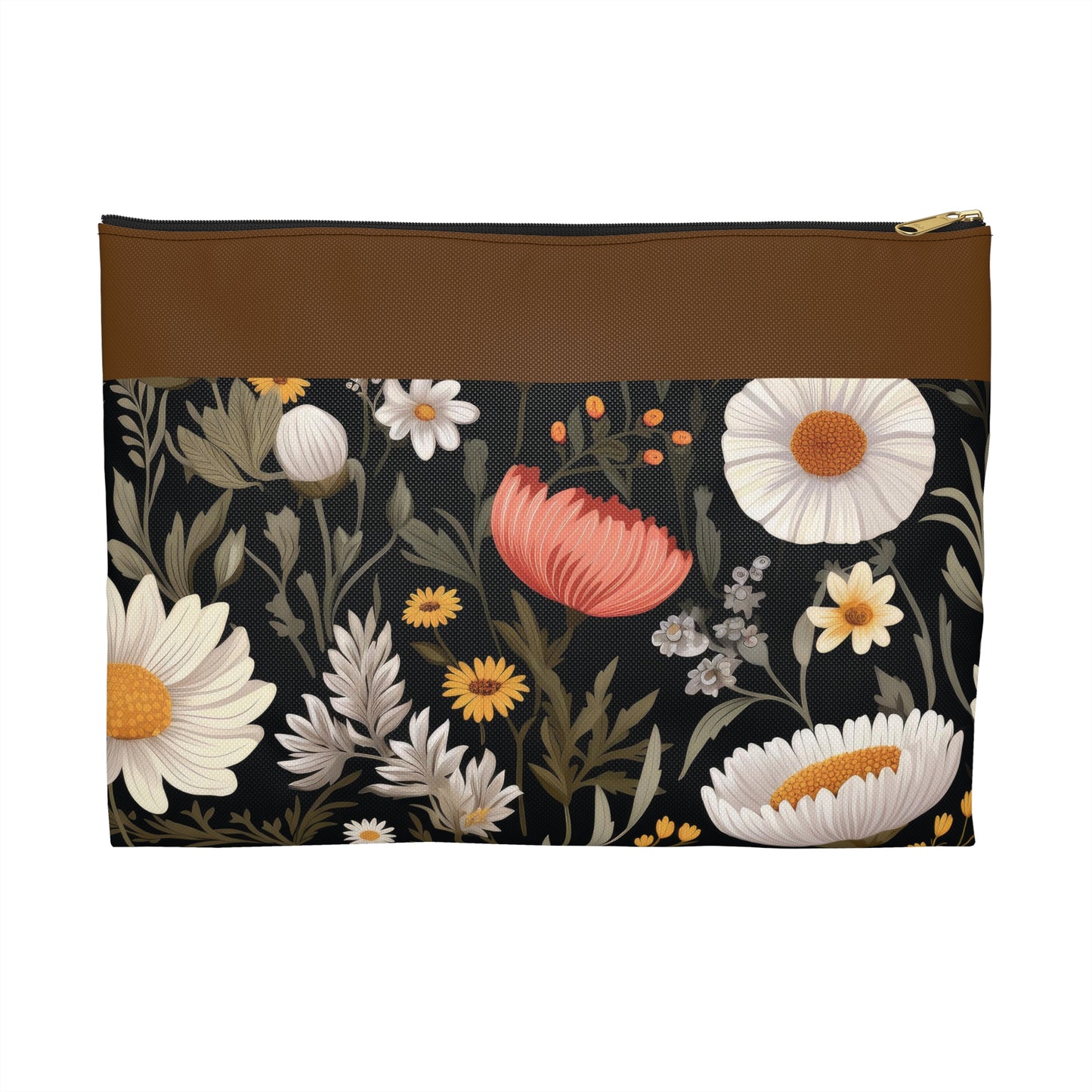 Blossom Elegance: Noir Garden Accessory Pouch