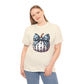 Polka Dot Pumpkin Charm Unisex Heavy Cotton Tee