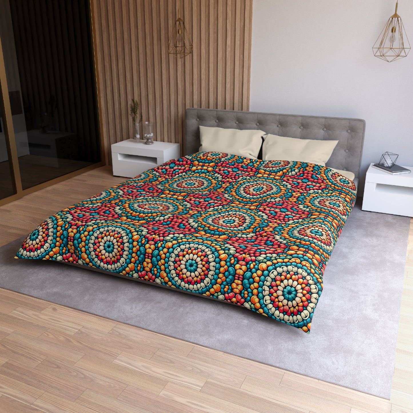 "Kaleidoscope Comfort Duvet Cover''