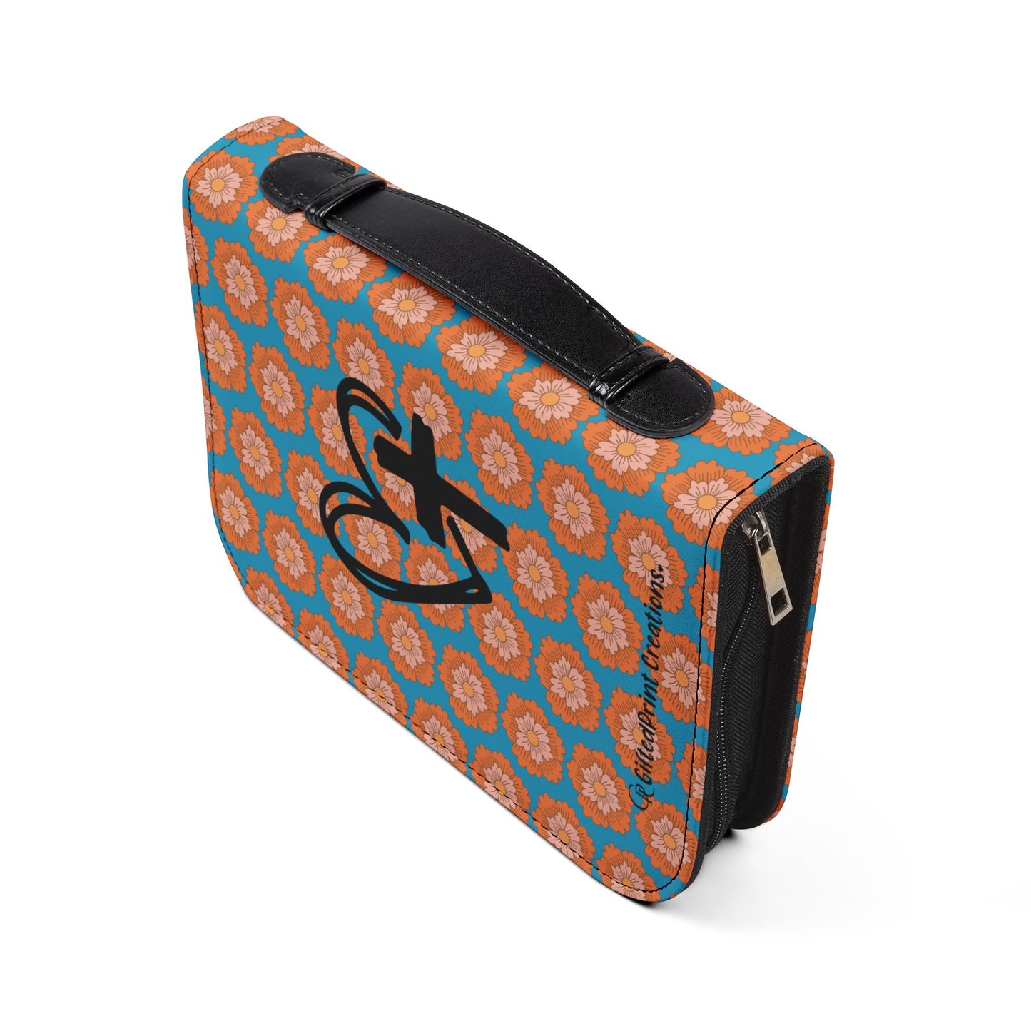 Personalized Floral Bible Cover - Trust in the Lord Design for Believers| Baptism | Christening | Anniversary | Birthday Gifts.