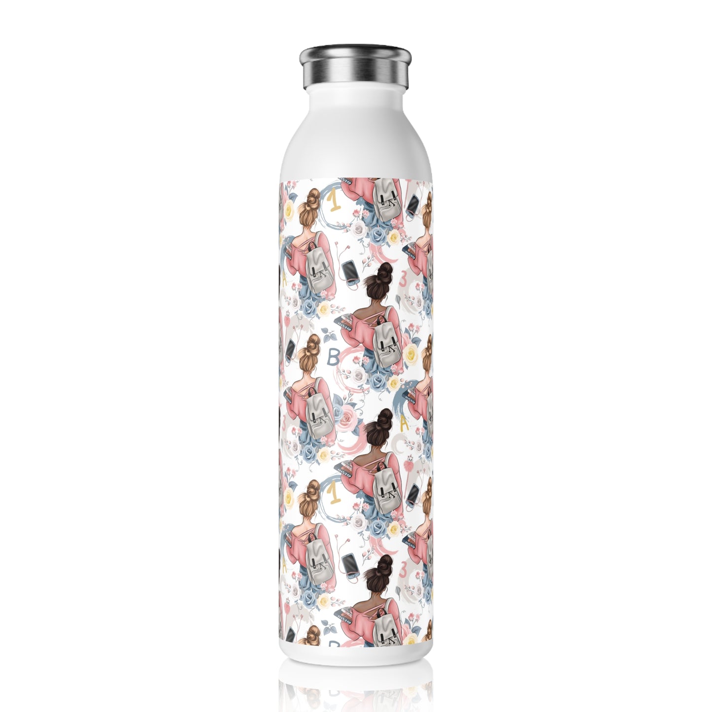 Study Chic Slim Water Bottle