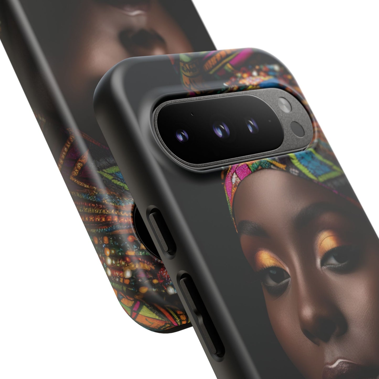 Regal Reflections: African Majesty iPhone, Samsung and Google Tough Phone Cases.