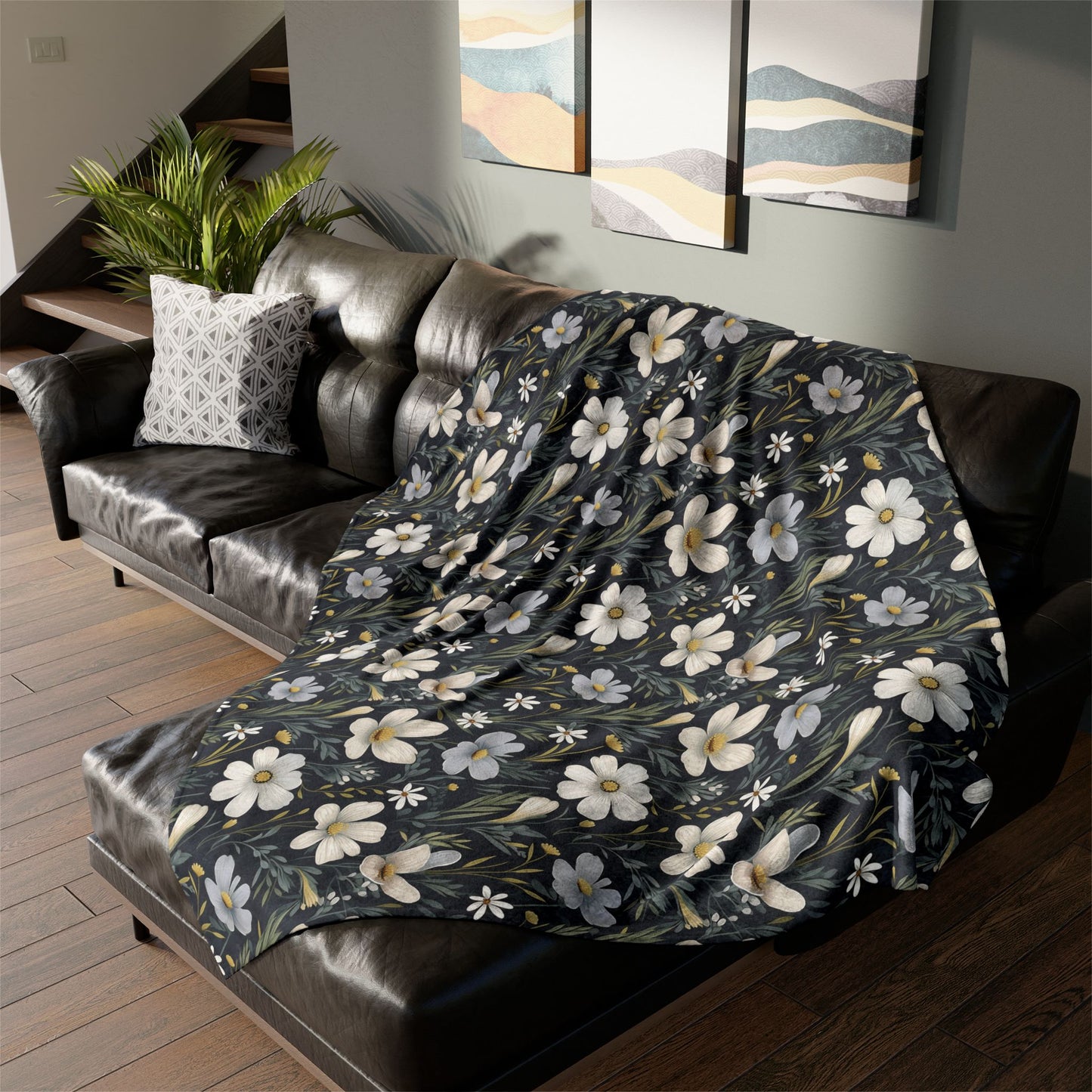 Daisy Delight Soft Minky Blanket