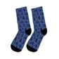 Winter Wonderland Navy Christmas Recycled Poly Socks