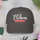 Classic Embroidery Dad Cap with 'ELOHIM, GENESIS 1:1' - Faith-Based Hat, Casual Wear, Gift for Dad, Christian Accessory, Summer Fashion