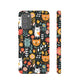 Whimsical Feline Garden iPhone, Samsung or Google Pixel Tough Cases