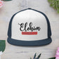 'ELOHIM, GENESIS 1:1'  Embroidered 5 Panel Trucker Cap | Casual Style Hat, Adjustable, Unisex, Perfect Gift for Outdoors, Festivals, Daily Wear