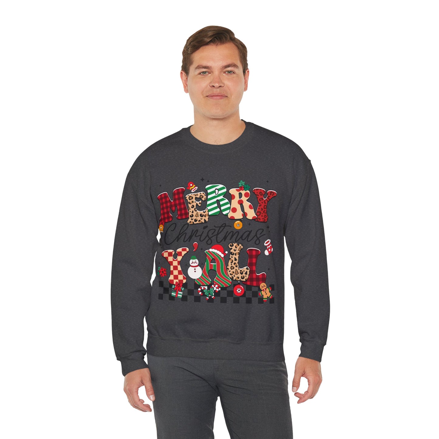Merry Christmas  Unisex Heavy Blend™ Crewneck Sweatshirt