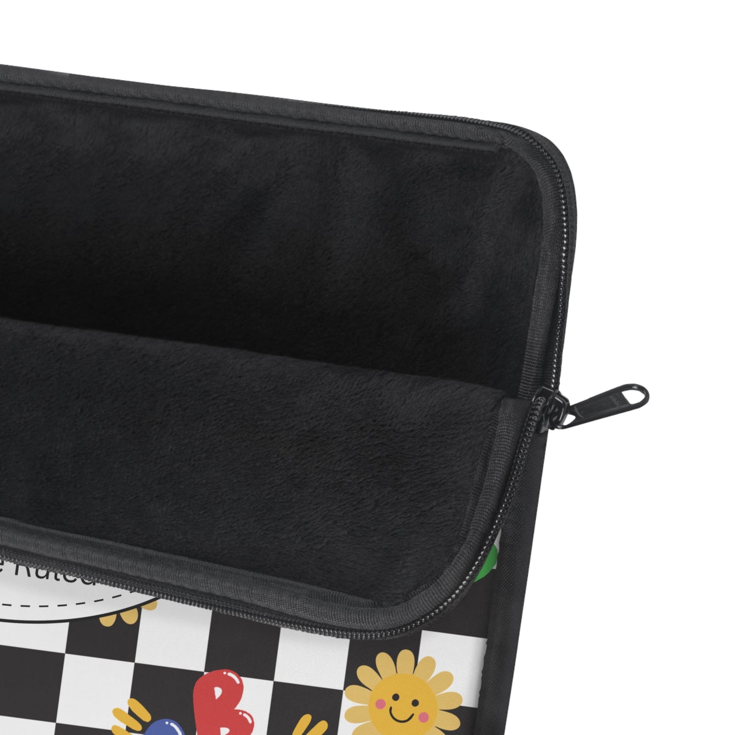 Personalized Schoolyard Chic Laptop Sleeve with Composition Book Inspired Design, Educational Gift for Teachers, Classroom Organization, Back to School, Unique Teacher Accessory