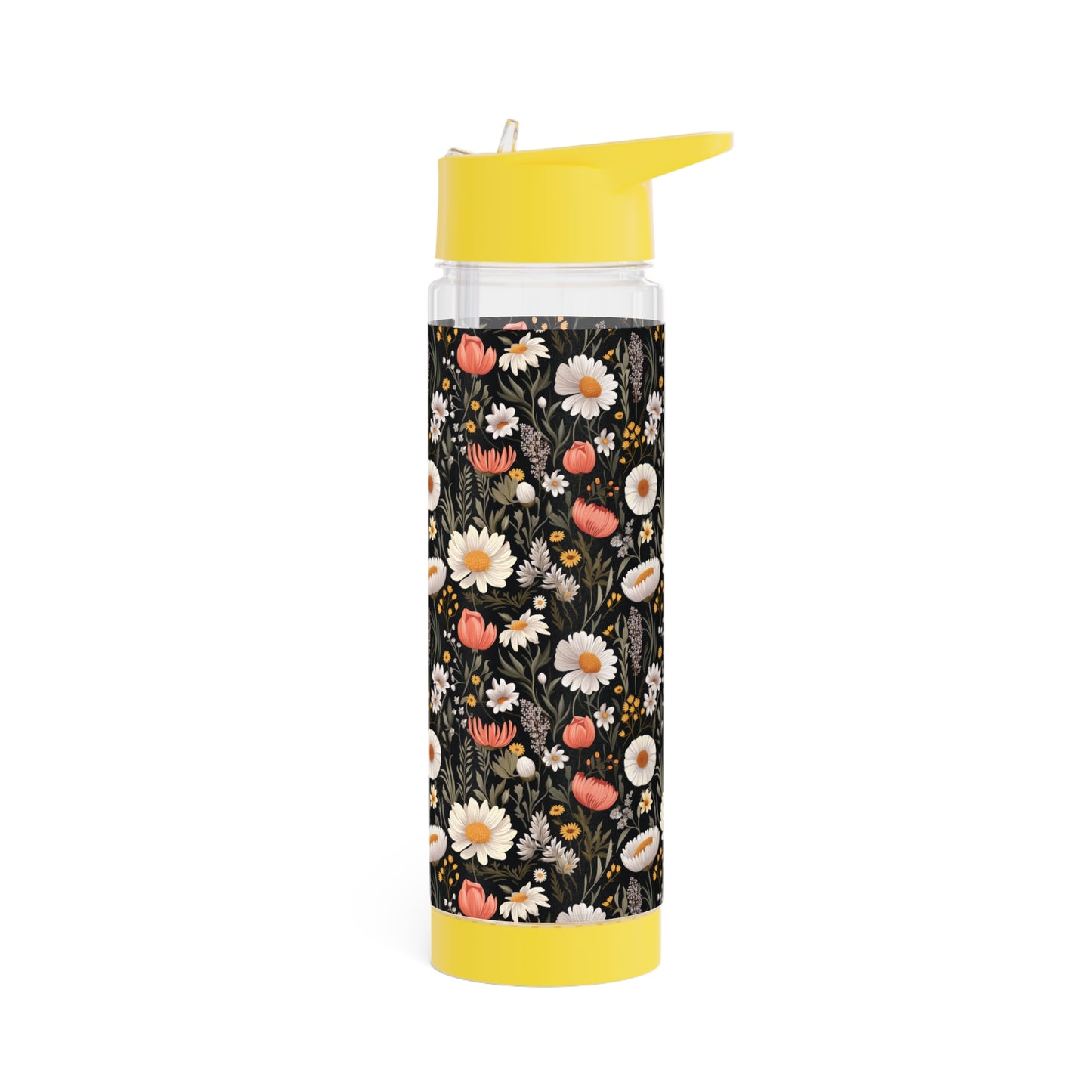 Blossom Elegance: Noir Garden Infuser Water Bottle