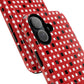Crimson Gridlock Tough iPhone Magnetic Cases, Durable iPhone Accessories, Gift for Tech Lovers, Modern Design