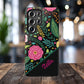 Personalized Floral Fantasy Samsung and Google Pixal Phone Case – Personalized Tough Cases with Colorful Garden Design
