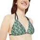 Grey Tropical Bliss Strappy Bikini Set (AOP)