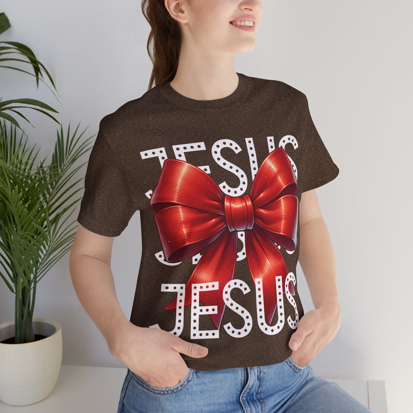 JESUS Unisex Jersey Bella Canvas Short Sleeve Tee.