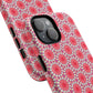 Roseburst Mosaic Vibrant Flower Pattern iPhone Case, Stylish iPhone Cover, Tough Magnetic Case, Floral Gift, Trendy Accessory for Her