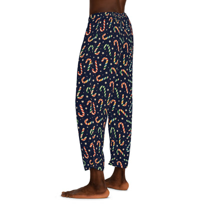 Candy Cane Dreams Men's Pajama Pants (AOP)