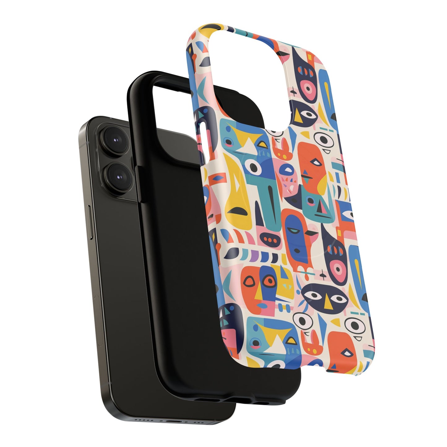 Vibrant Phone Case,  Magnetic iPhone Cover, Colorful Abstract Protection, Trendy Gift, Unique Tech Accessory, Art Phone Case