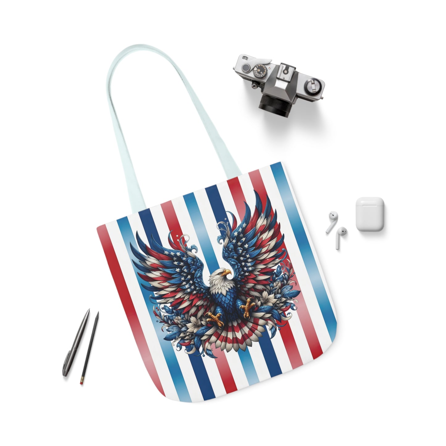 Patriotic Pride Canvas Tote Bag